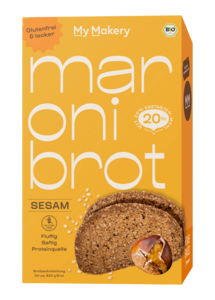 Gluten-free chestnut bread baking mix sesame