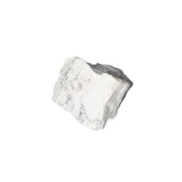  Rough, unpolished white and gray stone with natural mineral patterns. Suitable for crystal healing, meditation, or decorative purposes.