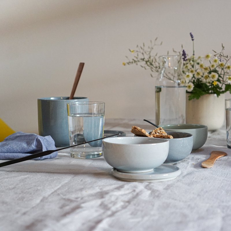 Skål mini Stokrose - arktisk grå - 150 ml