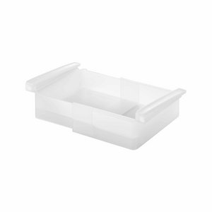 Yamazaki Tower Fridge tray extendable under shelf - White