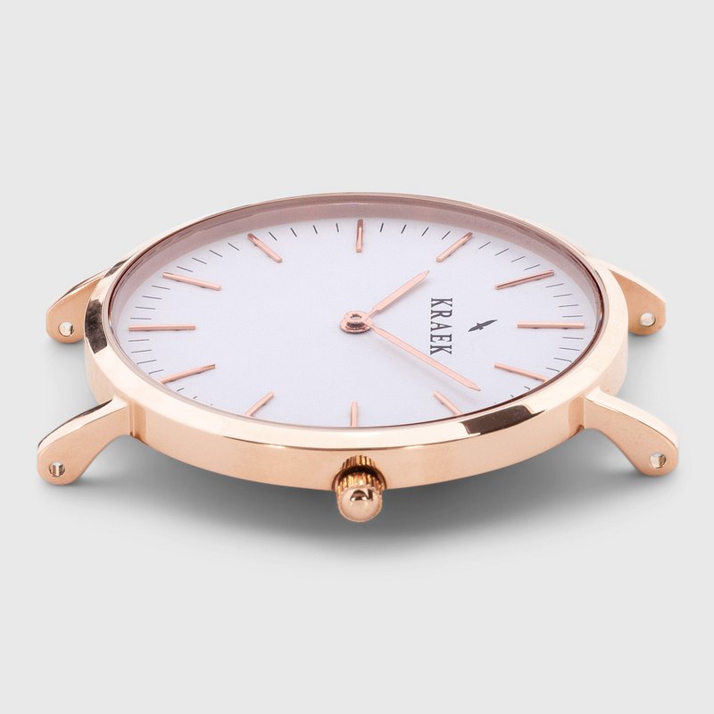 Adeline | Rose Gold | Green | 36 mm