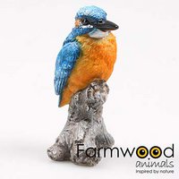 BIRD KINGFOR ON TRIBE 7X7X11.5 CM
