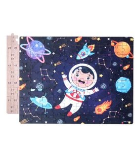 Universum sterrenhemelpuzzel met getallen van 1 - 100, intelligentiepuzzel