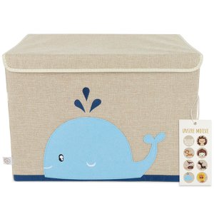 Storage box whale with lid