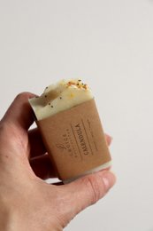 Naturseife "Calendula" mit Kokosmilch, vegan, palmölfrei