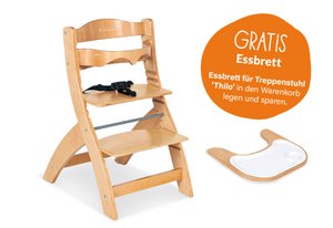 Stiefstuhl „Thilo“, Clear Lacked