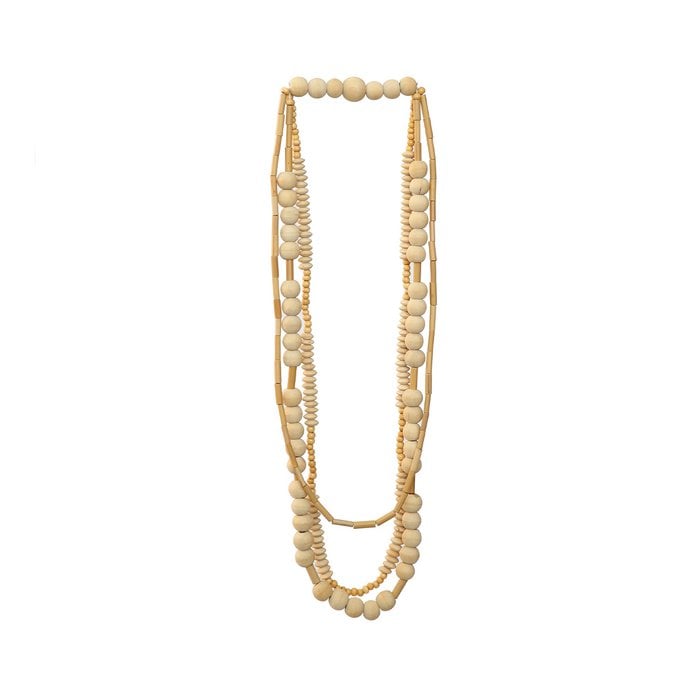 De Kubu ketting - natuurlijk wit