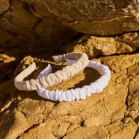 Haarband Senna Leinen weiß