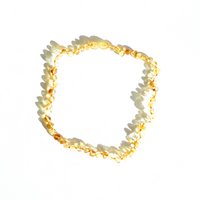 Amber peuter ketting - honing