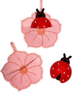 DIY Marienkäfer/Blatt