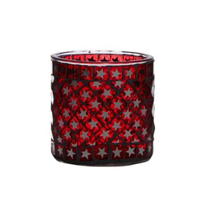 Theelichthouder 10cm Sterren, Kerstdecoratie