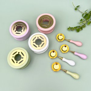 Wood Kit Furnace & Spoon - Vintage Wax Sealing