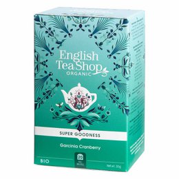Organic Garcinia Cranberry tea with 20 tea bags. Made with high-quality ingredients, this tea offers a delightful blend of tart cranberry and earthy Garcinia flavors.