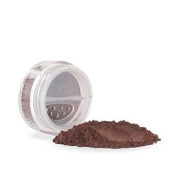 Medium-toned eyebrow powder in a compact container.
