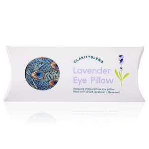 Relaxation Eye Pillow Peacock Feathers Pattern