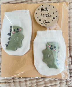 Neugeborene Babysocken Dino