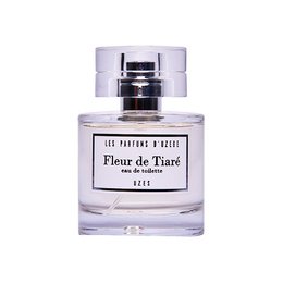 Floral, feminine fragrance with notes of tiare flower. Packaged in a sleek, minimalist bottle.