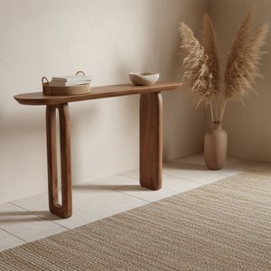 Bullnose consoletafel bruin