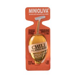 Olivenöl mit Chili-Geschmack (12 Einzelportionen x 8 ml)