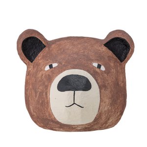 Teda Wanddekoration, Braun, Pappmaché