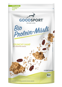 BIOLOGISCHE Eiwitmuesli, Cunchy Hennep met gekiemde zaden