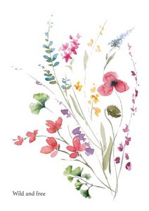 Duurzame kaart - wilde bloemen
