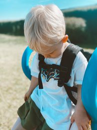 MiniMe â™»ï¸ Genbrugt polyester juniortaske i sort