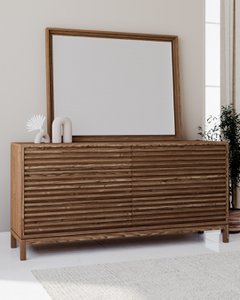 Tanner essenhouten dressoir met zes laden in Roux