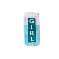 GIRL POWER BLUE SOCKS for Kids