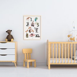123 Poster Tiere - A1