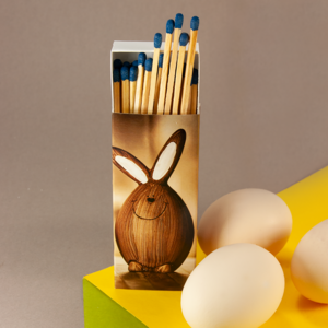 Easter themed matches - "Painted bunny"