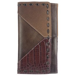 Cartera de mujer Sunsa. monedero de cuero. Cartera con protección RFID. Cartera sostenible hecha con retales de cuero. Cartera de mujer grande con muchos compartimentos para tarjetas de crédito: cartera/cartera para mujer, la mejor idea de regalo.