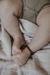 Barnsteen-Armband für Neugeborene – 12 cm – 10 Stück