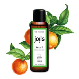 Sauna infusion AMALFI | 100ml, essential oil with citrus and herbal notes, ideal for relaxation and rejuvenation.