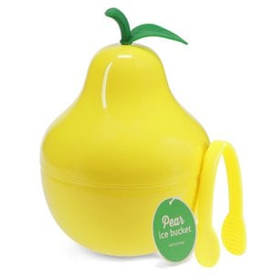 Fruitijsemmer met deksel & tang - Peer