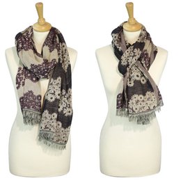 Sunsa dames sjaals, winter sjaalhals gemaakt van katoen en viscose, damesjaals voor herfst/winter, multifunctionele doek als een sjaal/sjaal of stal/schouderdoek
