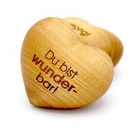Thankgoods Holzherz Du bist wunderbar!