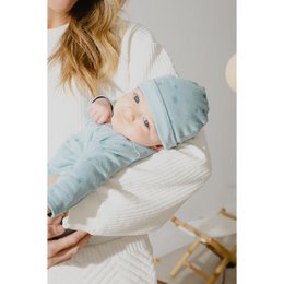 SET 5 PIEZAS(CAMISA+PANTALÓN+GUANTES+BABERO+CALCETINES)PARA RECIÉN NACIDO (0-6MESES)-100%ALGODÓN-MOD. DUENDES - VERDE