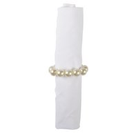 Set of 4 circles of pearl towels