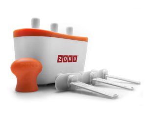 Zoku - Quick Pop Maker Trio Set for 3 ice creams - White