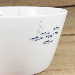 Porcelain bowl Vitamin Sea