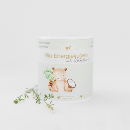 Organic Blend Organic Energy Balls Coconut - Bite-sized coconut-flavored energy balls made with organic ingredients for a healthy snack for kids.