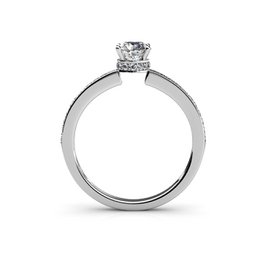 Bague Elise - Argenté et Cristal