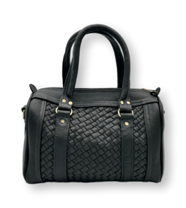 Rex bag Black - handmade leather bag