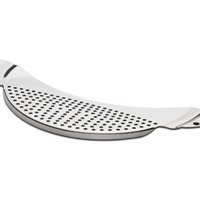 Abgießhilfe aus Edelstahl