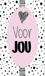 Small thank you cards, 5 by 8.5 inches, in a pink color with a heart design. Suitable for expressing gratitude.