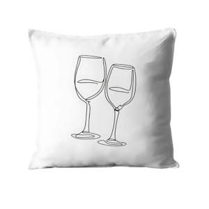 Kussen - Wijn