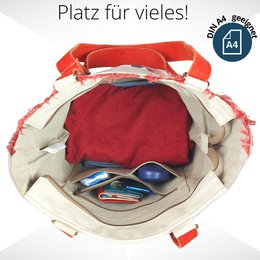 Sunsa XXL dameshandtas. Grote canvas tas. Veganistische strandtas/sporttas. Weekender in vintage retrostijl