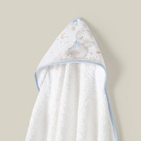 BAD HANDDOEK - 1X1 MT. MOD. ELEFANTE - W/BLAUW