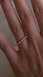 Africa - Anello vintage con perla in oro